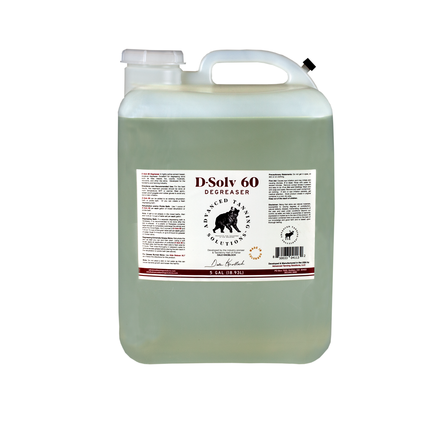 D-Solv 60 Degreaser – Advanced Tanning Solutions