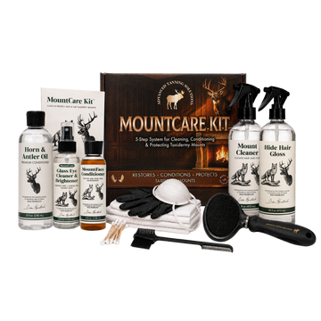 photo of mountcare kit products for cleaning taxidermy mounts