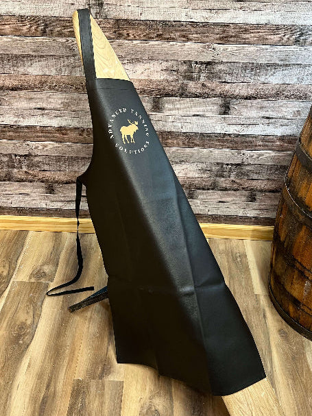 hide tanning apron, fur tanning apron, leather tanning work apron, protective apron for tanning and fur dressing